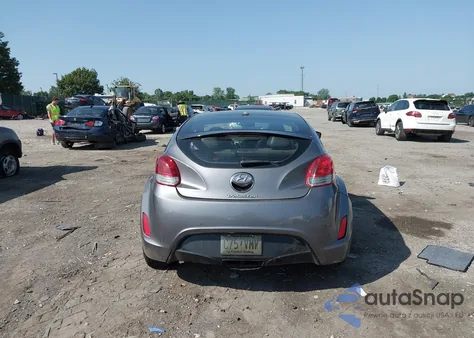 2012 Hyundai Veloster Base W/Black из США, поврежденный, VIN KMHTC6AD4CU021774